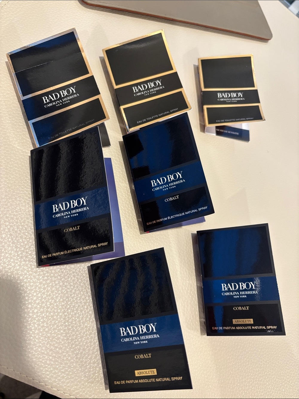 Carolina Herrera Bad Boy (7 samples )